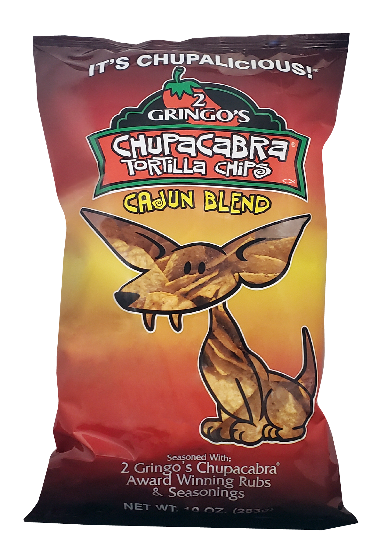 2 GRINGOS CHUPACABRA TORTILLA CHIPS 10 OZ