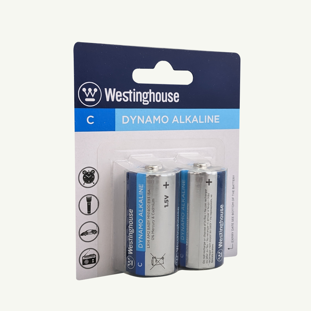 Westinghouse C Dynamo Alkaline Batteries