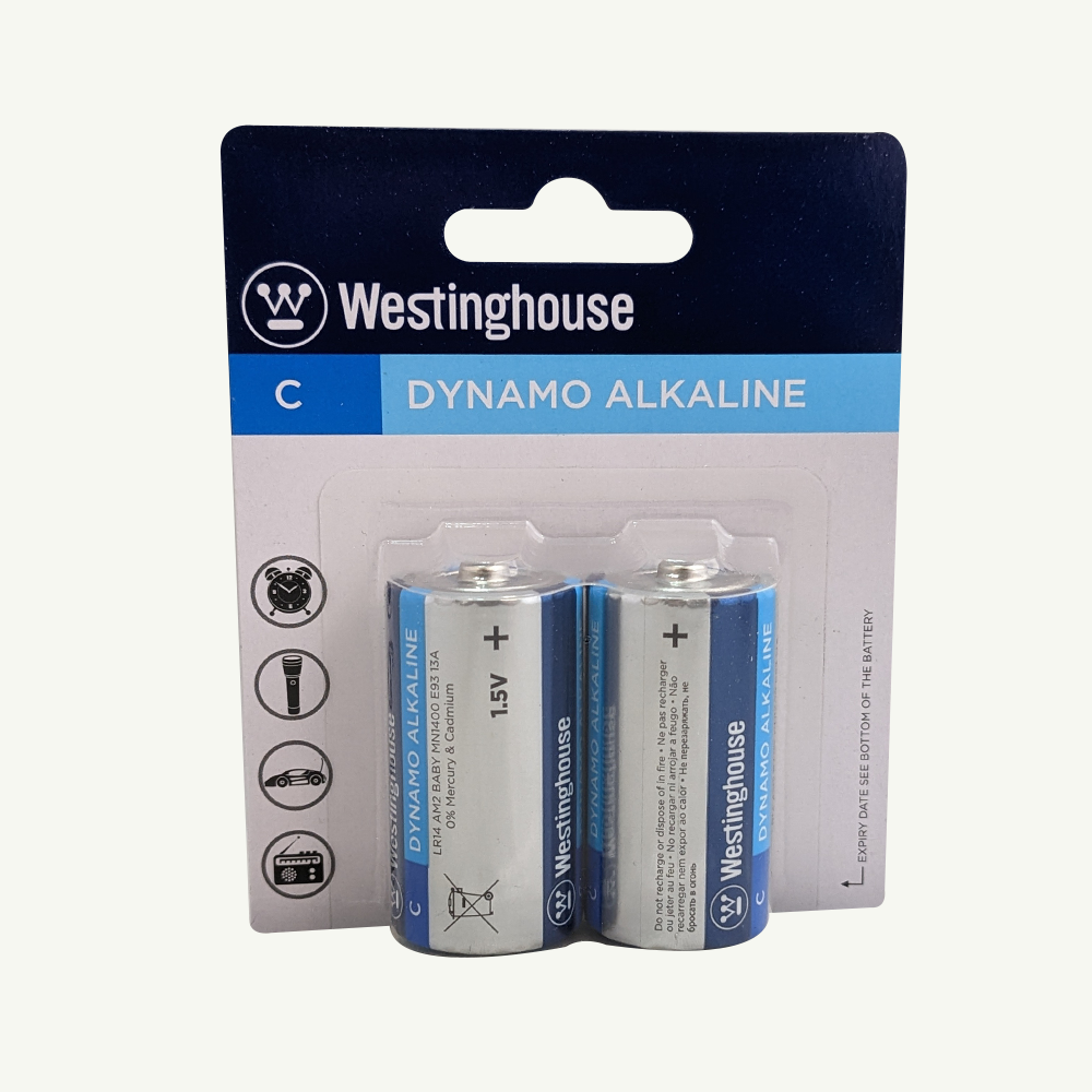 Westinghouse C Dynamo Alkaline Batteries