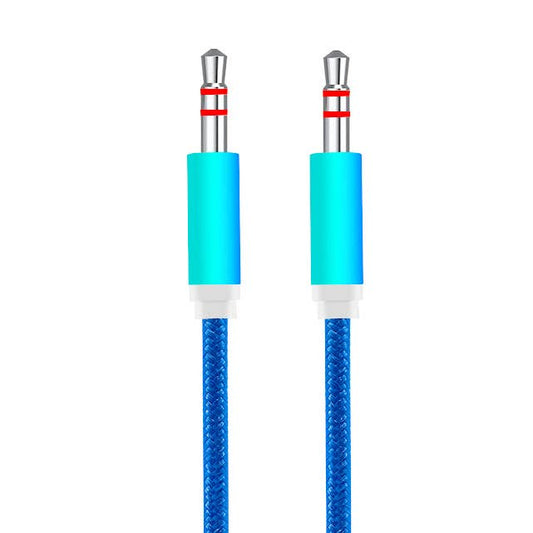 10FT Wholesale Fabric Aux Cable