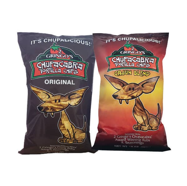 2 GRINGOS CHUPACABRA TORTILLA CHIPS 10 OZ