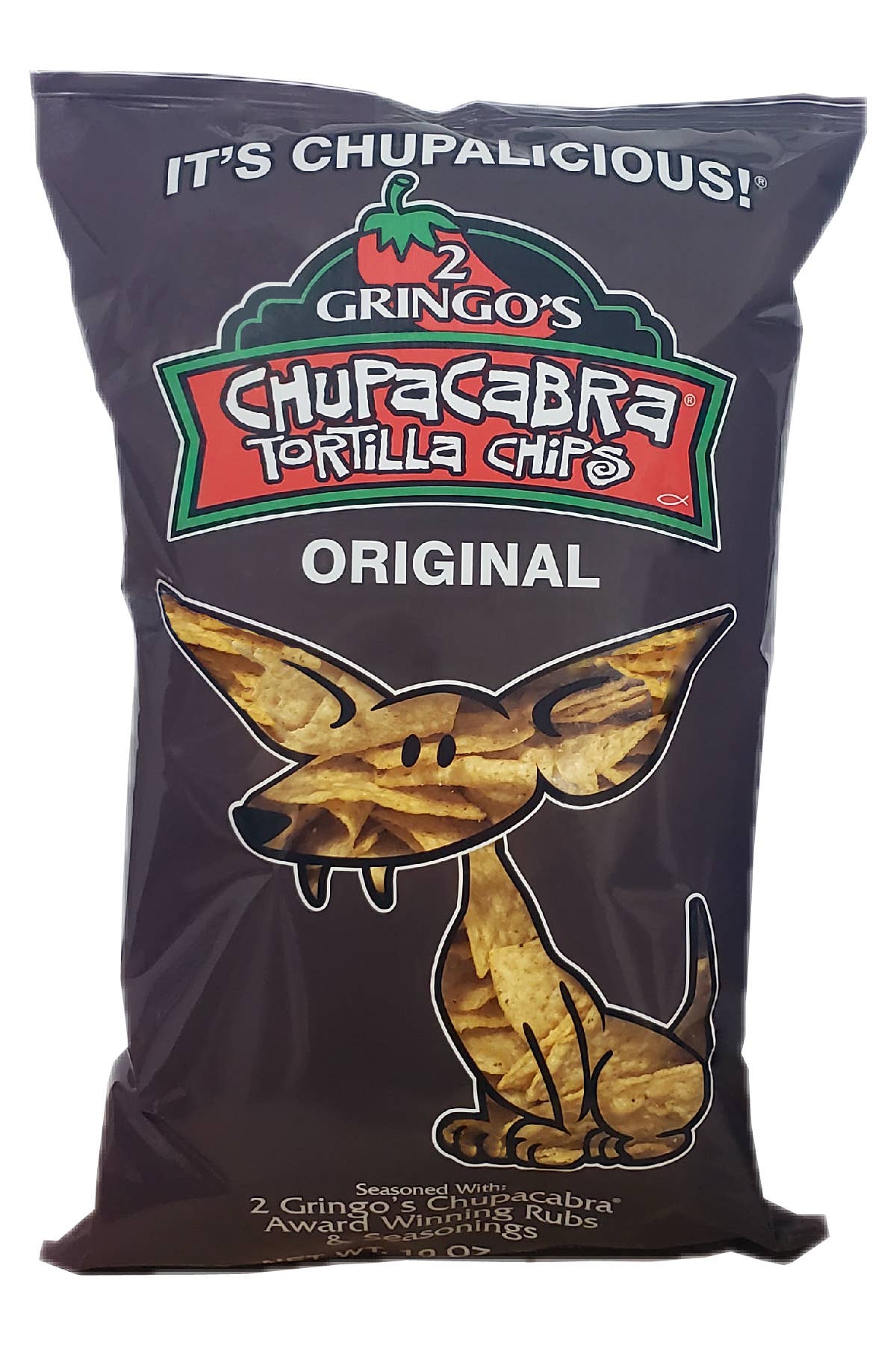 2 GRINGOS CHUPACABRA TORTILLA CHIPS 10 OZ